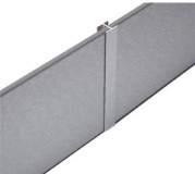 Flat connection Straight Rustless steel 150 mm, Furniture case