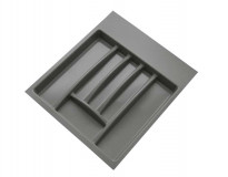 Cutlery tray for drawers gray 495/500 mm, Cutlery inserts