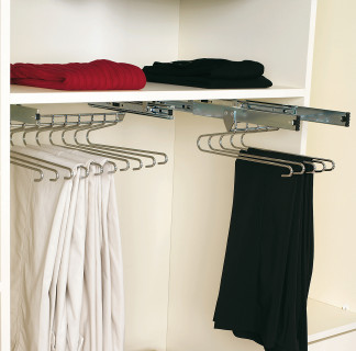 Trouser Hanger 350 mm (5 places), Sliding cabinet fittings