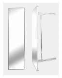 Folding mirror 1220 * 380 mm, Sliding cabinet fittings