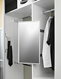 Folding mirror 580 * 450 mm, Фурнитура для раздвижных шкафов