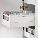 ANTARO inner drawer D with railing and decorative edge, 650 mm, Blum TANDEMBOX ANTARO paruošti stalčiai