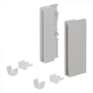 ANTARO decorative edge reinforcement set, gray, Blum TANDEMBOX ANTARO components