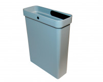 Garbage can 5 L - light gray, Waste containers