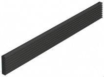 Ventilation grille upper 600 mm (black), Vėdinimo grotelės