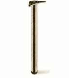 Table leg - Stainless steel imitation (710 mm), Furniture legs