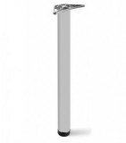 Table leg - Gray (RAL 9006, 710 mm), Furniture legs