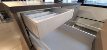 Hidden drawer cabinet 800 mm (low), FGV Assembled drawers