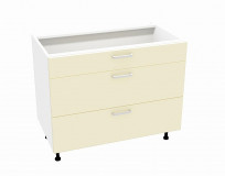 Floor cabinet with 3 drawers 1000, Outlet