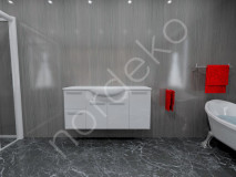Sandra 1200 mm (3 doors + 2 box), Bathroom sets (Low)