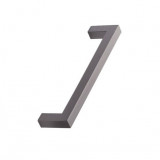 Square 10 Alu 128 mm, White furniture handles