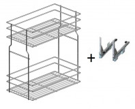 Basket mechanism (TIP ON) Chrome, Mechanisms 400 mm