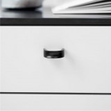 Inside Knob 32 mm Black, White furniture handles