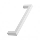 Square 10 A43 128 mm, White furniture handles