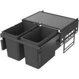 VS ENVI Space Waste Bin System Graffit 600 mm, Waste containers