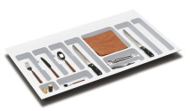 Stalo įrankių įdėklas TEN2 M10 - 100cm baltas, Stalo įrankių dėklai