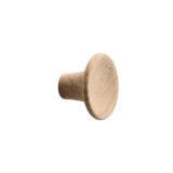 Tuba Knob - Oak Untreated, Wooden handles