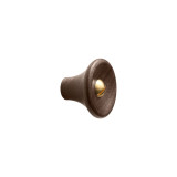 Recta - Walnut Lacquered / Brass, Wooden handles