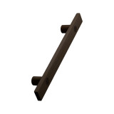 Longa 224 mm - Oak Dark Brown, Wooden handles