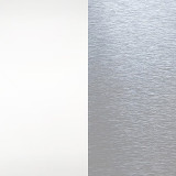 Double sided - White / Stainless steel, Wall panels