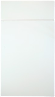 Krāsota MDF fasāde Balta matēta Basic R2, Mēbeļu fasādes - Krāsotas