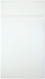 Painted MDF facade White matte Basic R2, Furniture facades - Painted