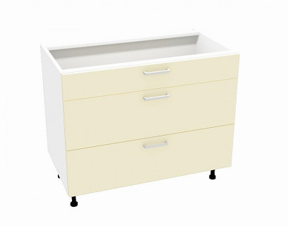 Floor cabinet with 3 drawers 1000, Outlet