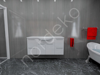 Sandra 1200 mm (2 durys + 4 stalčiai), Vonios komplektai (žemas)