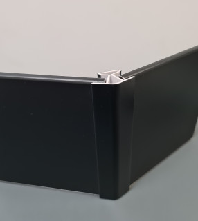 Plinth connection 45 * / 135 * 150 mm Black, Furniture case