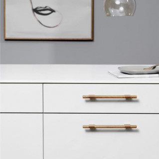 Join 320 mm Oak lacquered, Wooden handles