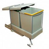 Atkritumu šķirošanas sistēma OVI 350, Atkritumu konteineri