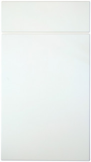 Krāsota MDF fasāde Balta matēta Sofia R2, Mēbeļu fasādes - Krāsotas
