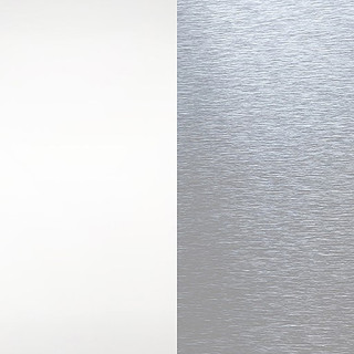 Double sided - White / Stainless steel, Wall panels