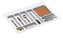Stalo įrankių įdėklas TEN2 M8 - 80 cm baltas, Stalo įrankių dėklai